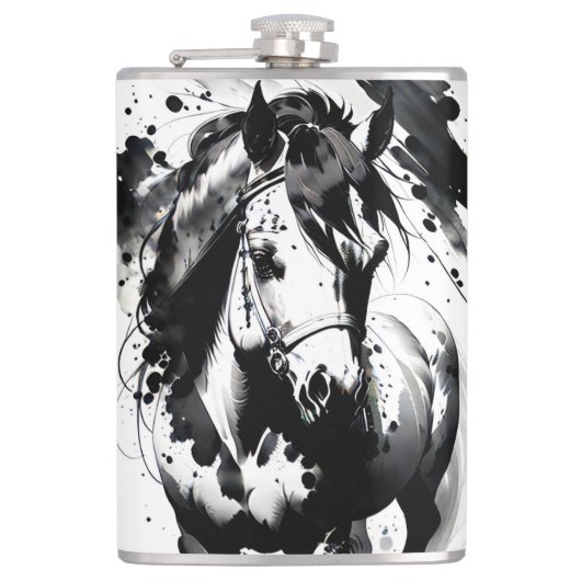 Gedistilleerde Pony 7 Heupfles (Voorkant)