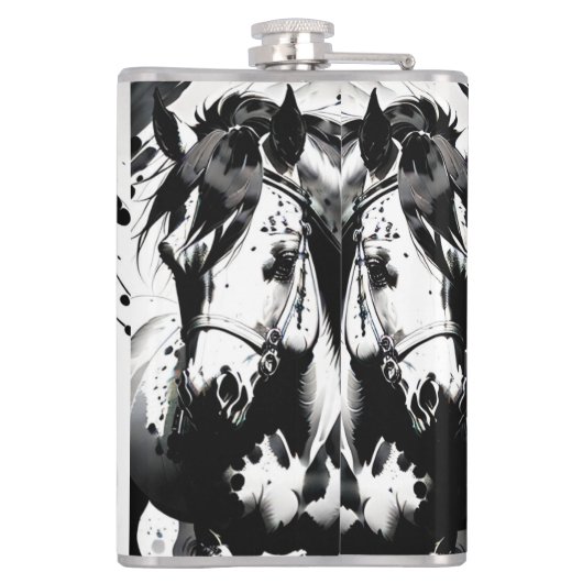 Gedistilleerde Pony 7 Heupfles (Achterkant)