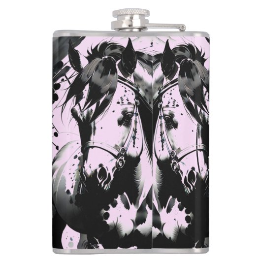 Gedistilleerde Pony 7 Heupfles (Achterkant)