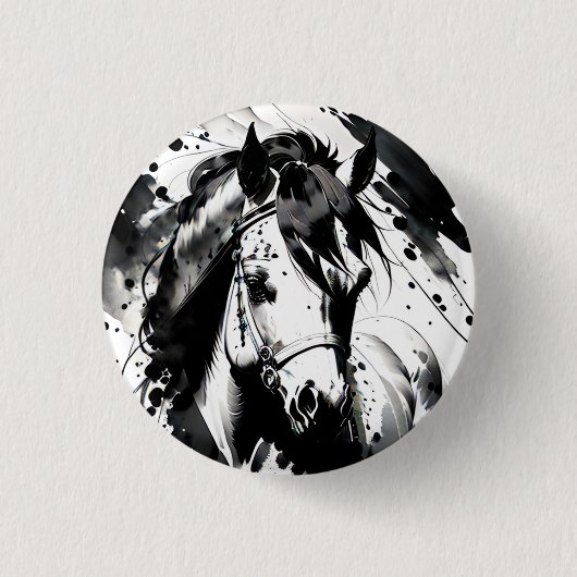 Gedistilleerde Pony 7 Ronde Button 3,2 Cm (Voorkant)