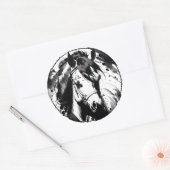 Gedistilleerde Pony 7 Ronde Sticker (Envelop)