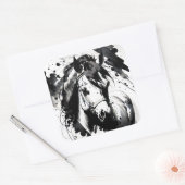 Gedistilleerde Pony 7 Vierkante Sticker (Envelop)