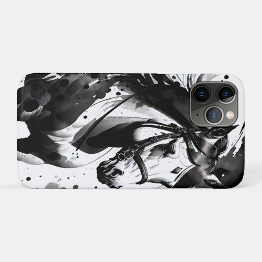 Gedistilleerde Pony 9 Case-Mate iPhone Case (Achterkant (horizontaal))