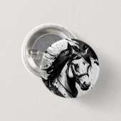 Gedistilleerde Pony 9 Ronde Button 3,2 Cm (Voorkant /achterkant)