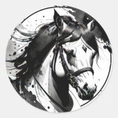 Gedistilleerde Pony 9 Ronde Sticker (Voorkant)