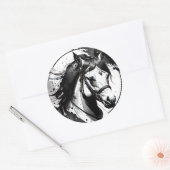 Gedistilleerde Pony 9 Ronde Sticker (Envelop)