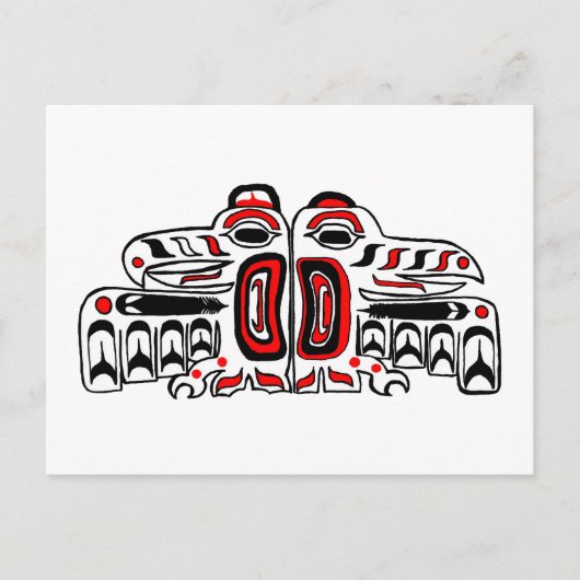 Gedistilleerde vogels briefkaart (Voorkant)