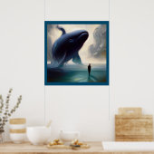Gedistilleerde walvis 2 poster (Keuken)