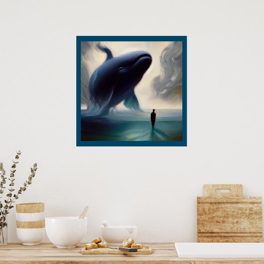 Gedistilleerde walvis 2 poster (Keuken)