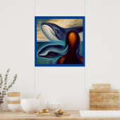 gedistilleerde walvis 3 poster (Keuken)