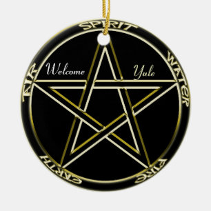 Gedistilte, lucht, vuurpelagram keramisch ornament