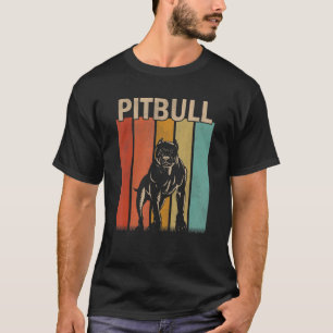 Gedistingeerd Pitbull-hond Mannen Vrouwen Kind P T-shirt