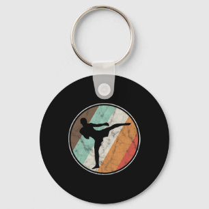 Gedistingeerd vintage kickboksen Muay Thai Sleutelhanger