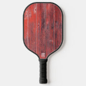 Gedistingeerde schuurplanken pickleball paddle (Voorkant)