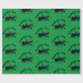 Geditrimeerd peddel op ontwerp - matte omslagpapie cadeaupapier (Vlak)