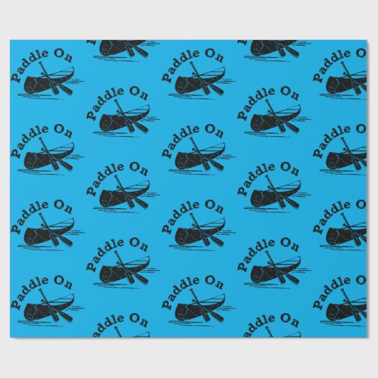 Geditrimeerd peddel op ontwerp - matte omslagpapie cadeaupapier (Vlak)