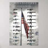 Gediversifieerd portfolio wapenposter poster (Voorkant)