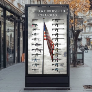 Gediversifieerd portfolio wapenposter poster