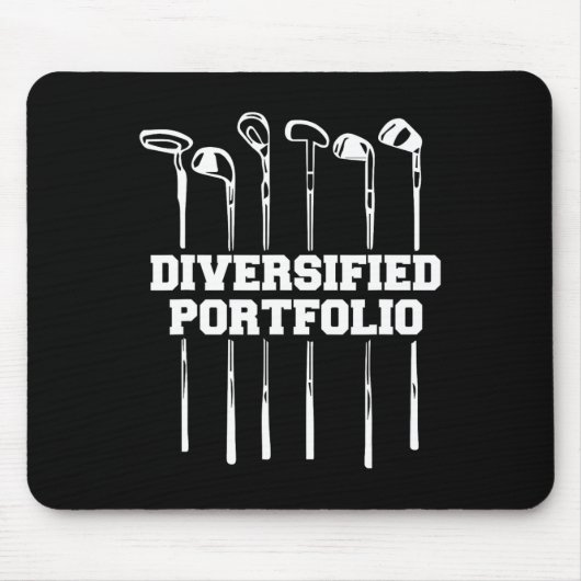 Gediversifieerde portefeuille Golf Muismat (Voorkant)