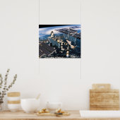 Gedockte spatie poster (Keuken)