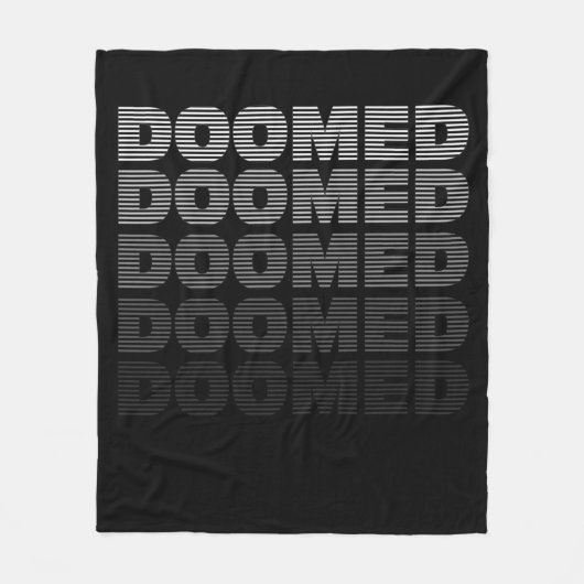 gedoemd fleece deken (Voorkant)