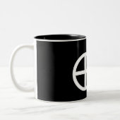 gedoemd tweekleurige koffiemok (Links)