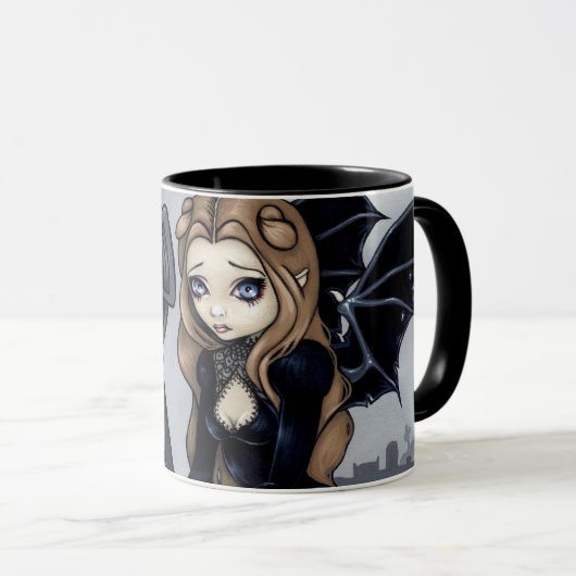 "Gedoemd vanaf het begin" Mok (Voorkant rechts)