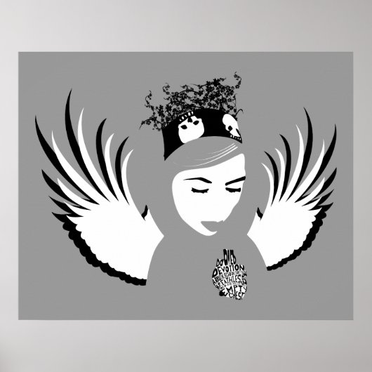 gedoemde devotie : verloren engel poster (Voorkant)