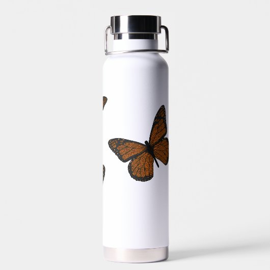 gedoemde monarch waterfles (Achterkant)