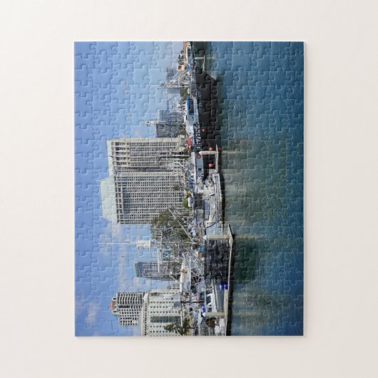 Gedoken boten door San Diego Legpuzzel (Verticaal)