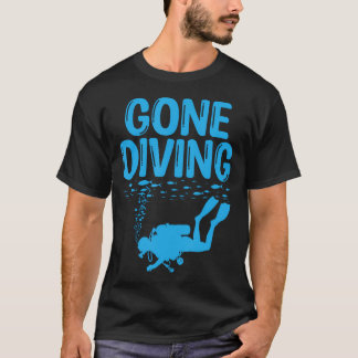 Gedoken Diver Onder Water Duikers Scuba Duikers T-shirt