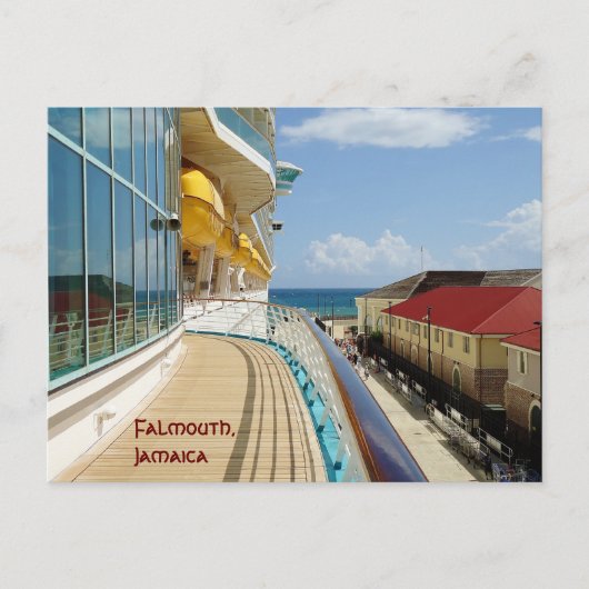 Gedokt bij Falmouth Custom Briefkaart (Voorkant)