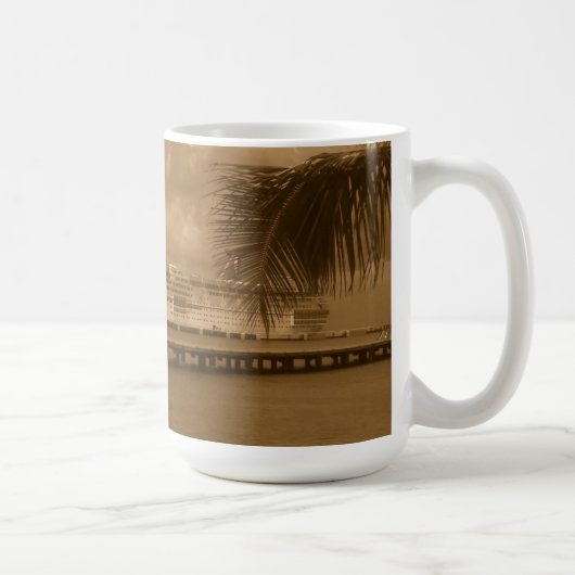 Gedokt in Cozumel Koffiemok (Rechts)