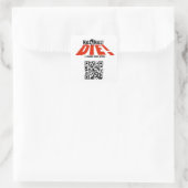 GEDOLEN OF STEREN VIERKANTE STICKER (Tas)