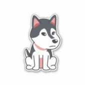 Gedomesticeerde Hond Dier Sticker (Voorkant)