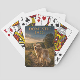 Gedomesticeerde hond plattelandspad DIEREN Poker Pokerkaarten