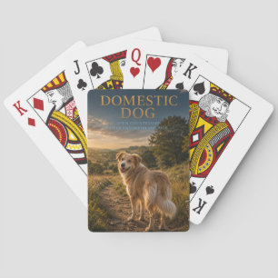 Gedomesticeerde hond plattelandspad DIEREN Poker Pokerkaarten