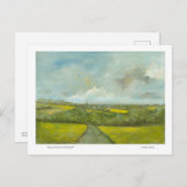 Gedompelde kerk en windmolen briefkaart (Voorkant / Achterkant)