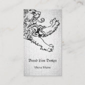 Gedompelde lion-blik visitekaartje (Voorkant)