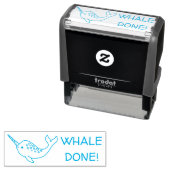 Gedompelde Narwhal Klaar Zelfinkt Stamp Zelfinktende Stempel (In situ)