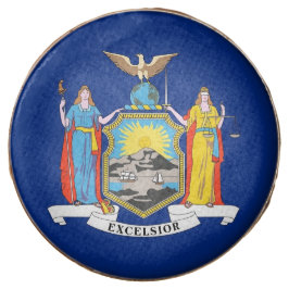 Gedompelde Oreo met vlag van New York, VS