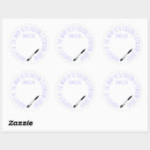 gedoneerd door ronde sticker (Vel)