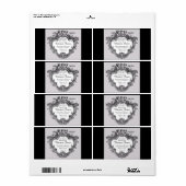 gedoneerd in het geheugen van Bookplate .. Etiket (Full Sheet)