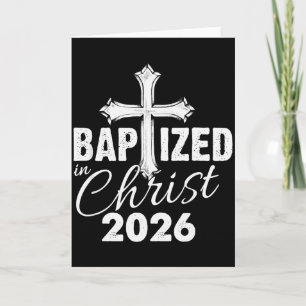Gedoodverfd in Christus 2026 - Christelijk Kruis S Kaart