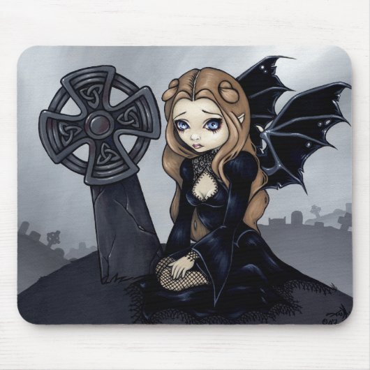 "Gedoomd vanaf het begin" Mousepad Muismat (Voorkant)