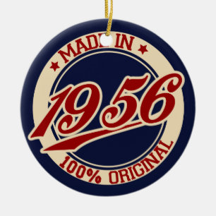 Gedoopt in 1956 keramisch ornament