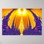 "Gedopt in de geheime tempel" Poster (Voorkant)