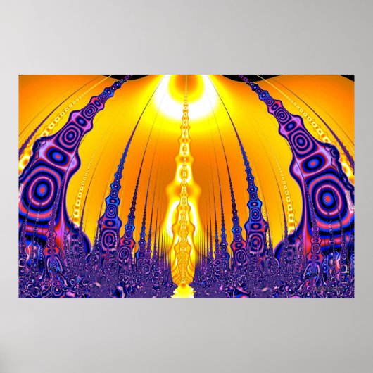 "Gedopt in de geheime tempel" Poster (Voorkant)