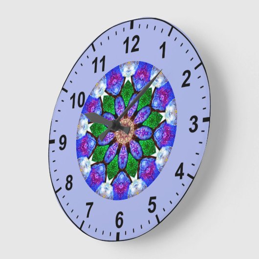 ~ Gedopte schelpen Fractal ~ Grote Klok (Hoek)