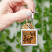Gedopte zwarte Sleutelhanger (Hand)